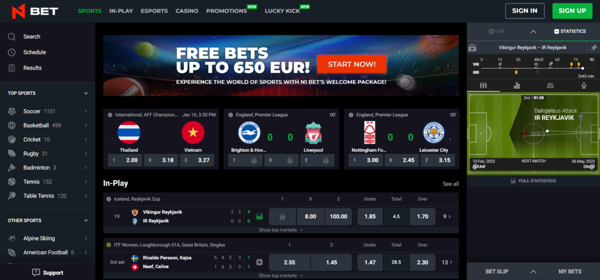 N1Bet - Best Betting Sites in Singapore