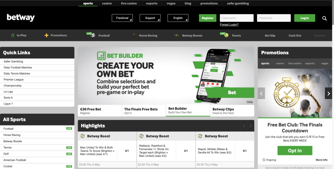 Betway - Best Indonesia Betting Sites