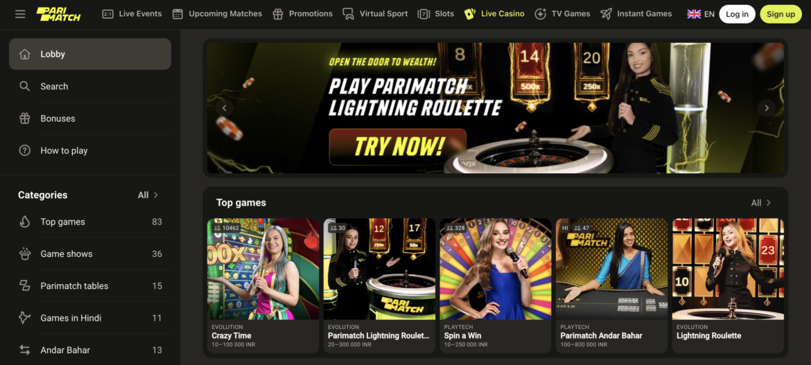 PariMatch - bKash online casinos in Bangladesh